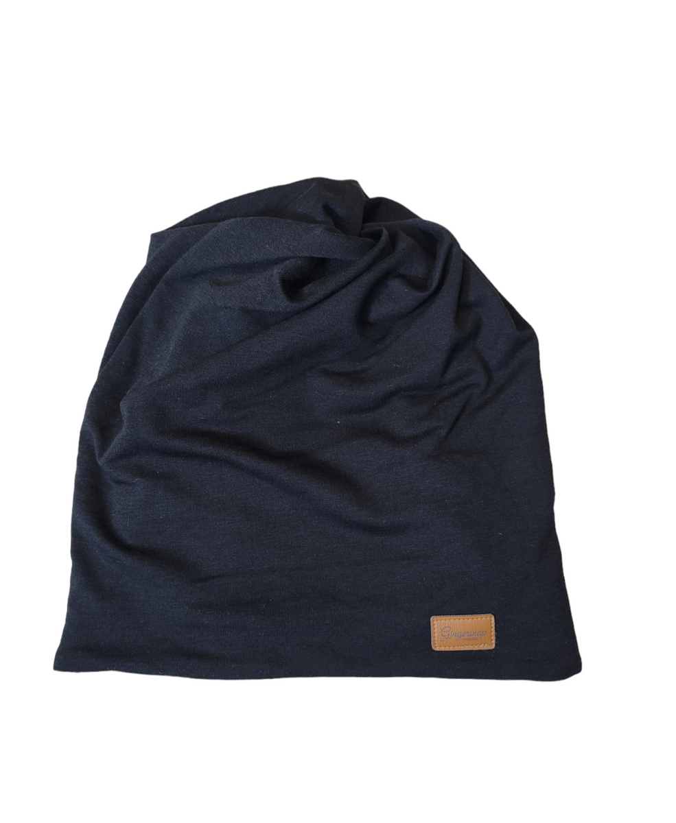 3n1 Beanie - Black – Gingersnap Threads