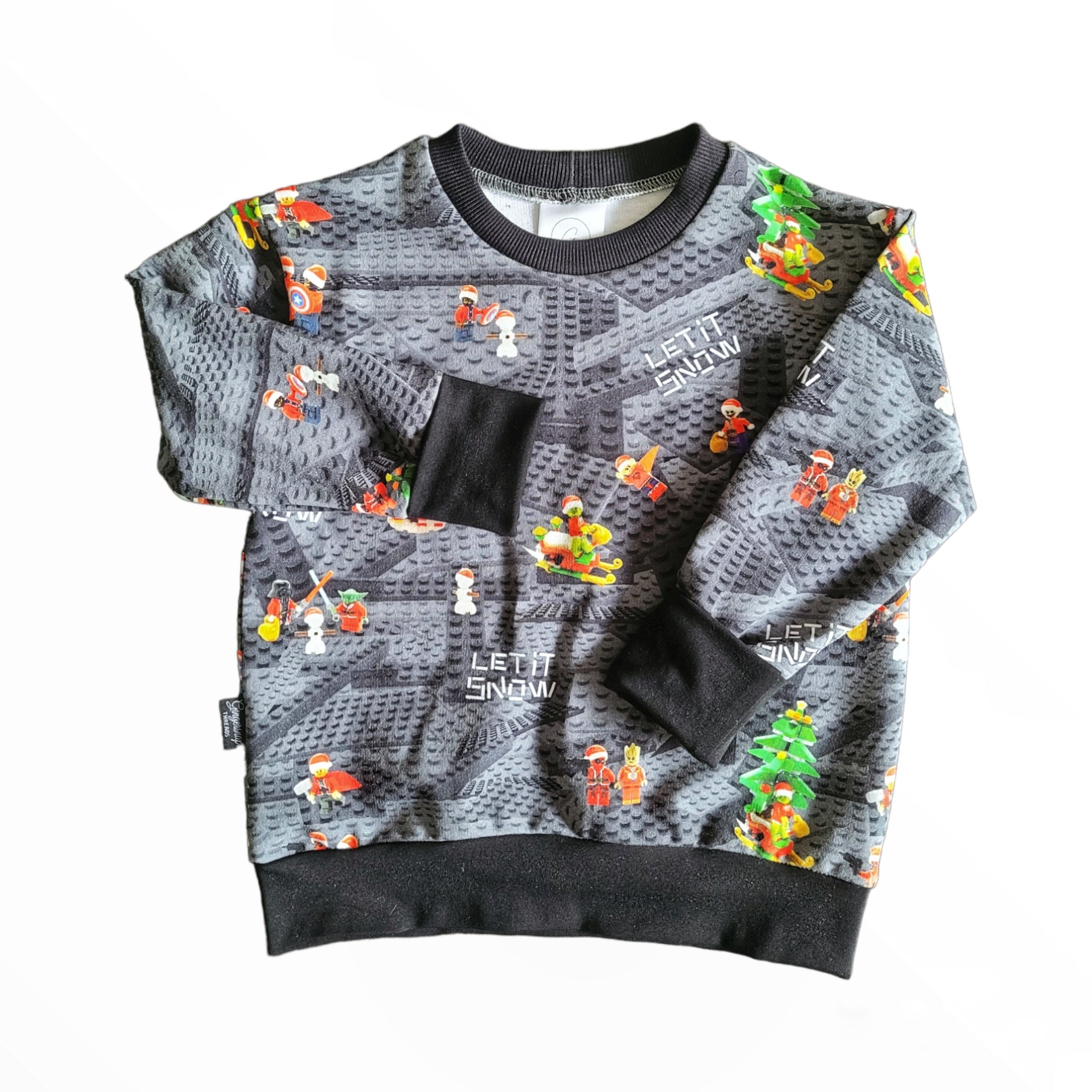 Christmas Lego Characters Crewneck