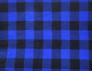 Blue Plaid - 5pk